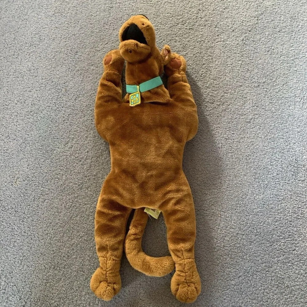 Scooby-Doo Lying Down Plush Pillow Warner Brothers 28” Vintage 2001 Rare